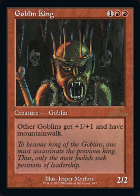 Goblin King (Retro Frame) - 30th Anniversary Edition