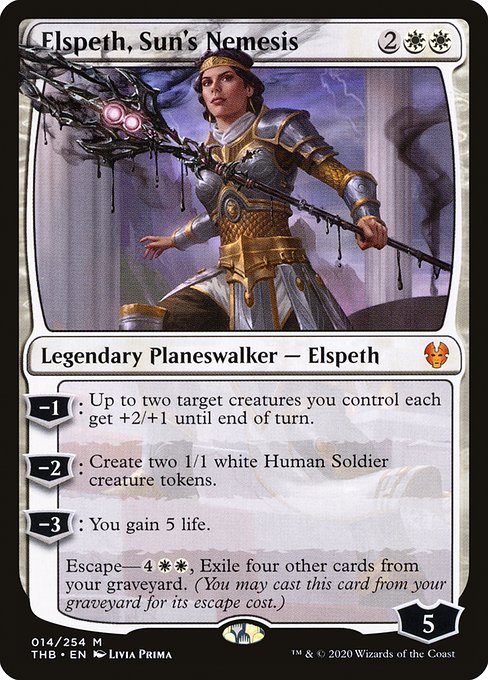 Elspeth, Sun's Nemesis (Foil) - Theros Beyond Death