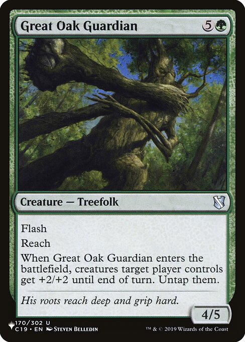 Great Oak Guardian - The List Reprints