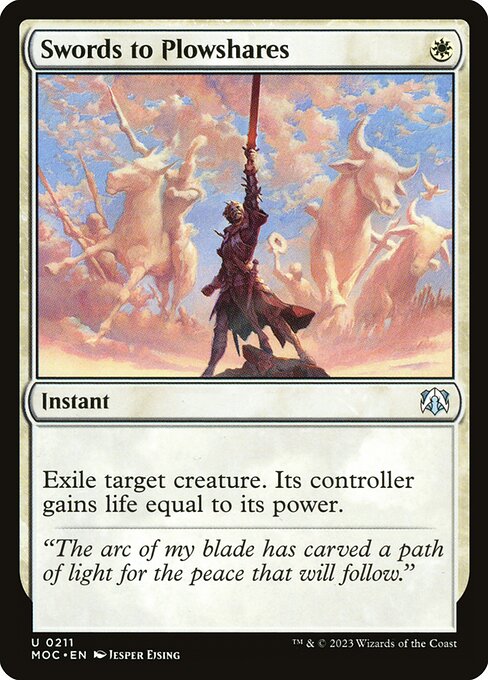 Swords to Plowshares - Commander: March of the Machine