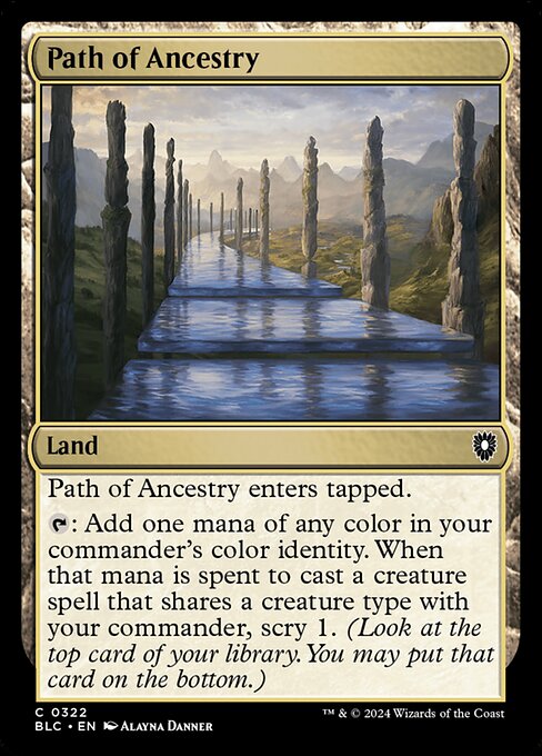 Path of Ancestry - Commander: Bloomburrow