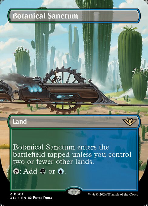 Botanical Sanctum (Borderless) - Outlaws of Thunder Junction
