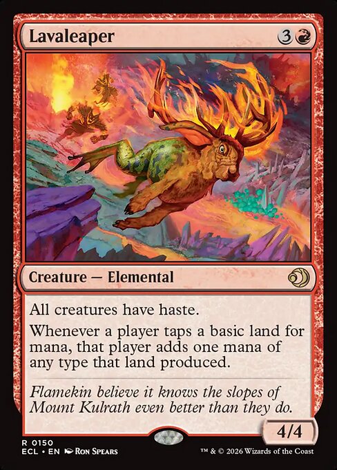 Lavaleaper (Foil) - Lorwyn Eclipsed