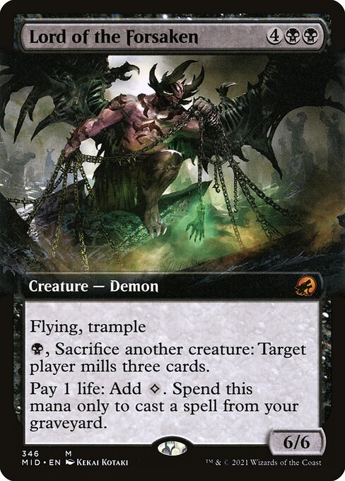 Lord of the Forsaken (Extended Art) (Foil) - Innistrad: Midnight Hunt