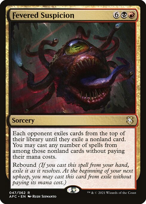 Fevered Suspicion - Commander: Adventures in the Forgotten Realms
