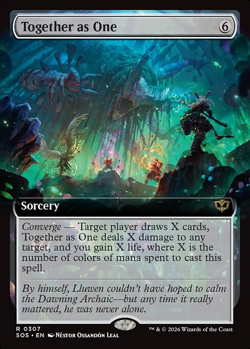 Together as One (Extended Art) (Foil) - Secrets of Strixhaven