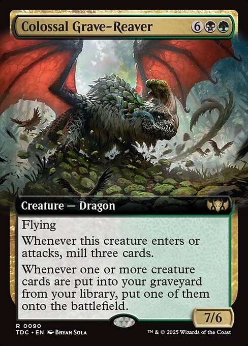 Colossal Grave-Reaver (Extended Art) - Commander: Tarkir: Dragonstorm
