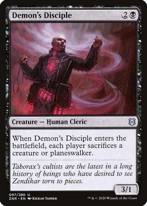 Demon's Disciple (Foil) - Zendikar Rising
