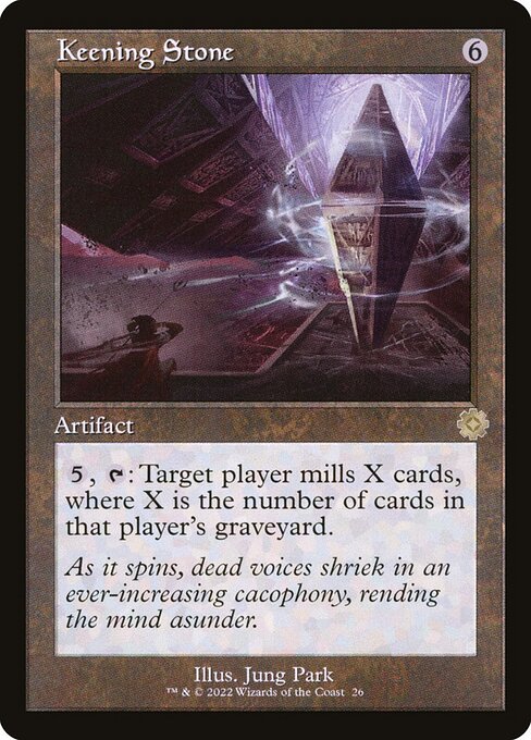 Keening Stone (Foil) - The Brothers' War: Retro Frame Artifacts