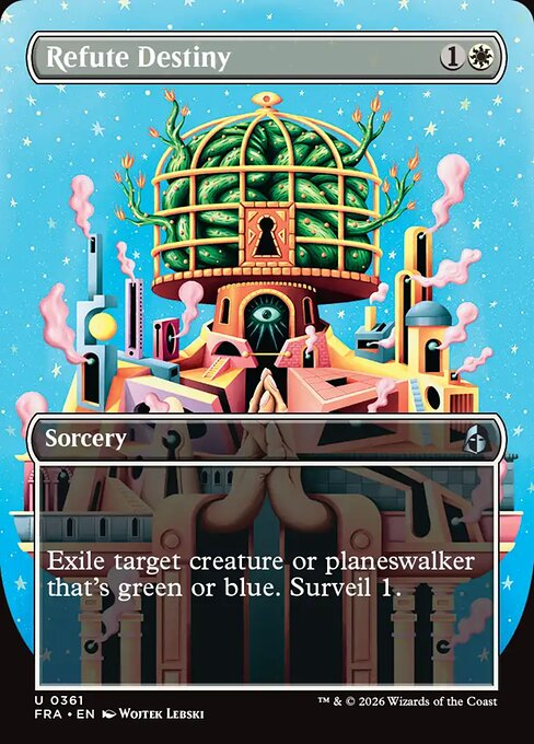 Refute Destiny (Borderless) (Foil) - Reality Fracture
