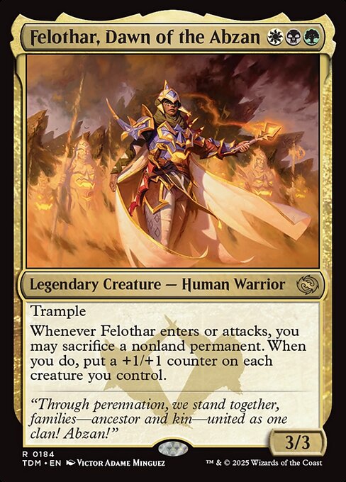 Felothar, Dawn of the Abzan (Foil) - Tarkir: Dragonstorm