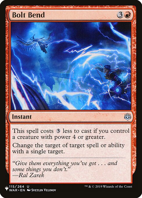 Bolt Bend - The List Reprints