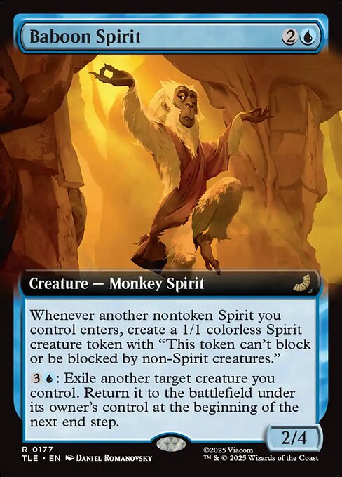 Baboon Spirit (Extended Art) (Foil) - Avatar: The Last Airbender: Eternal-Legal