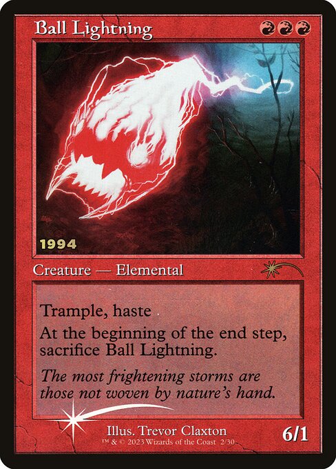 Ball Lightning (Foil) - 30th Anniversary Promos