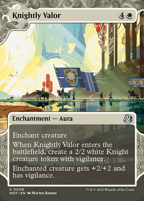 Knightly Valor - Wilds of Eldraine: Enchanting Tales