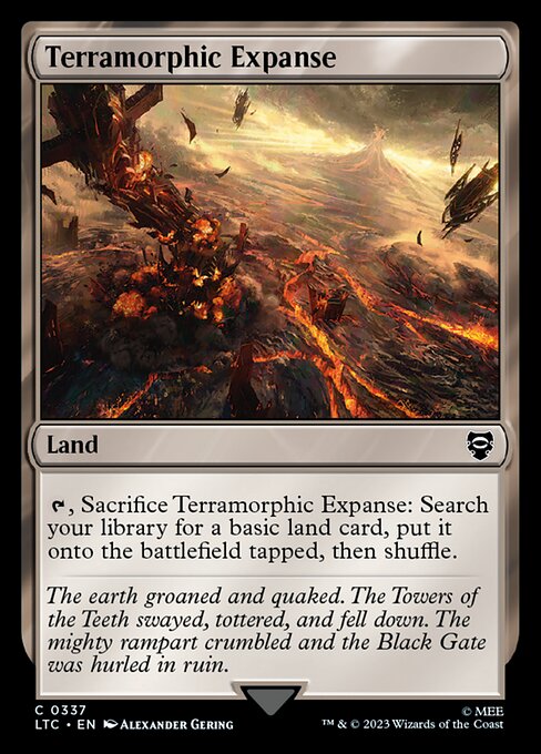 Terramorphic Expanse - Commander: The Lord of the Rings: Tales of Middle-earth