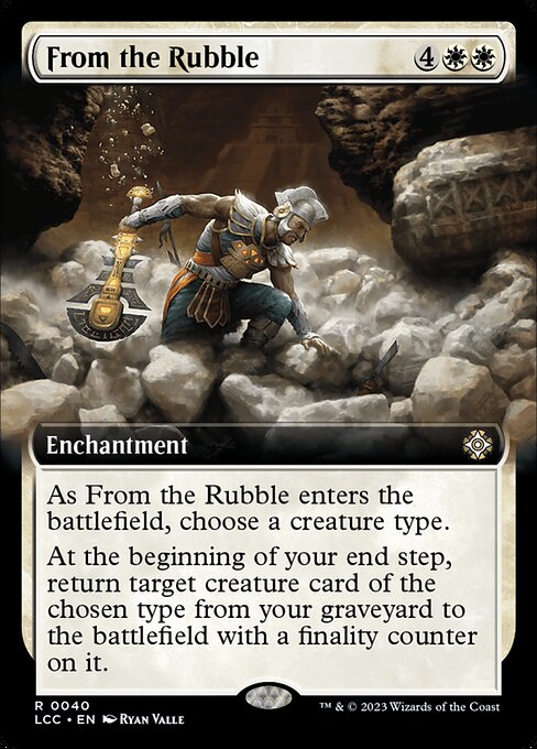 From the Rubble (Extended Art) - Commander: The Lost Caverns of Ixalan