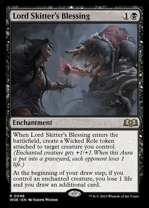 Lord Skitter's Blessing (Foil) - Wilds of Eldraine