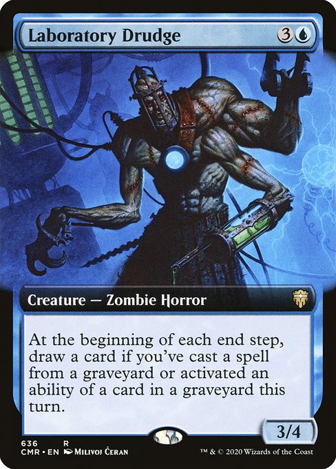 Laboratory Drudge (Extended Art) - Commander Legends