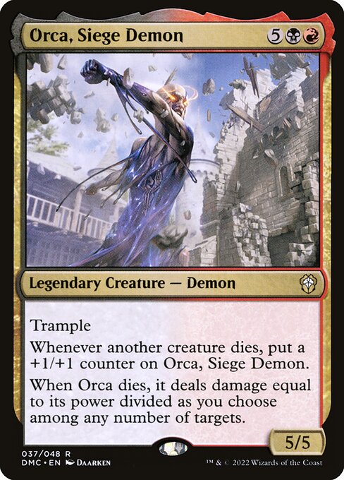 Orca, Siege Demon - Commander: Dominaria United