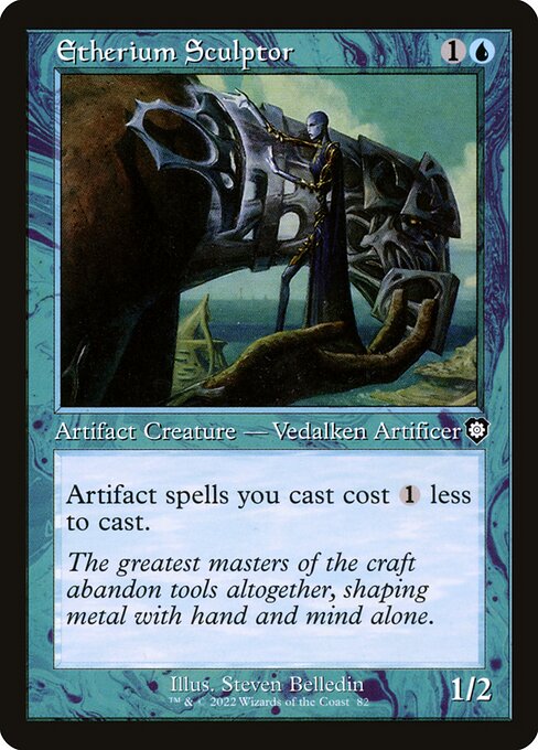 Etherium Sculptor (Retro Frame) - Commander: The Brothers' War