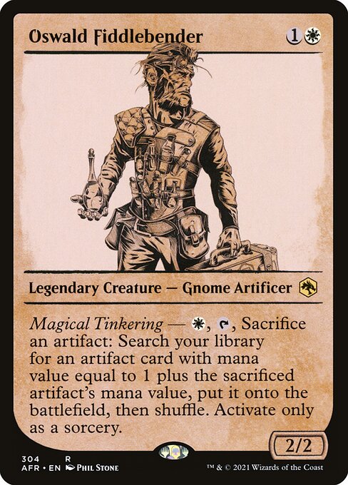 Oswald Fiddlebender (Showcase) (Foil) - Adventures in the Forgotten Realms