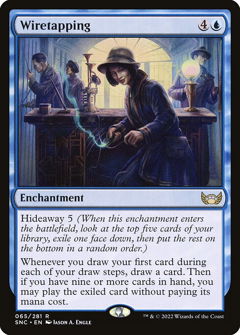 Wiretapping (Foil) - Streets of New Capenna
