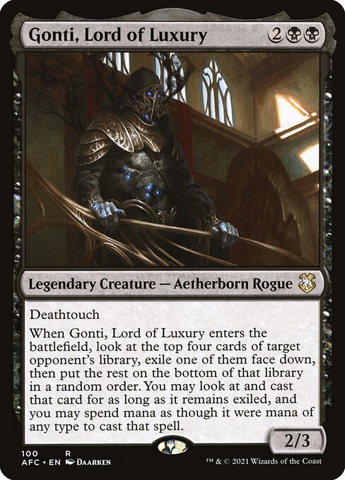 Gonti, Lord of Luxury - Commander: Adventures in the Forgotten Realms