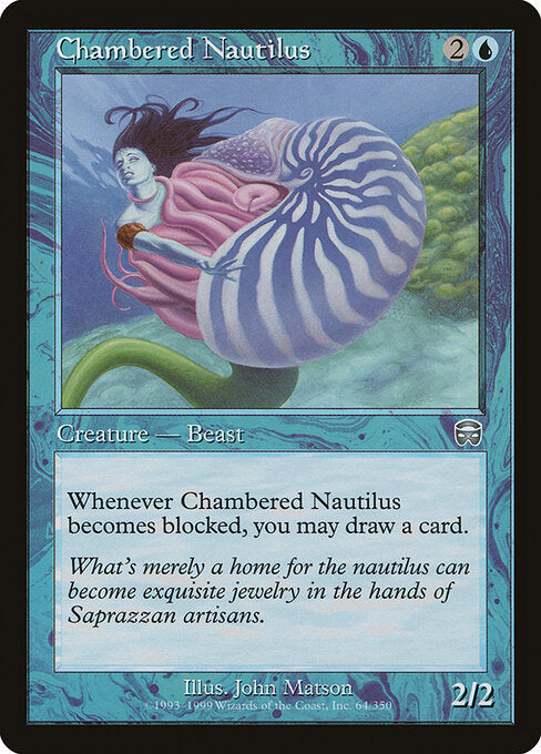 Chambered Nautilus (Foil) - Mercadian Masques
