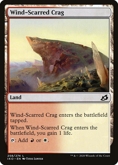 Wind-Scarred Crag (Foil) - Ikoria: Lair of Behemoths