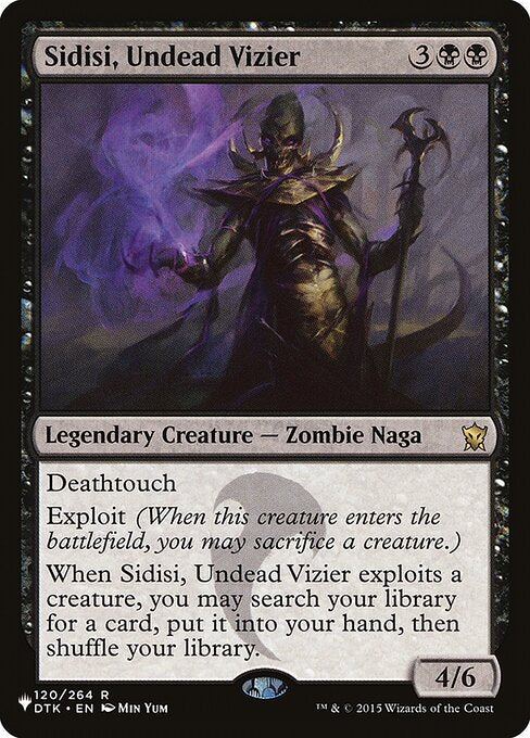 Sidisi, Undead Vizier - The List Reprints