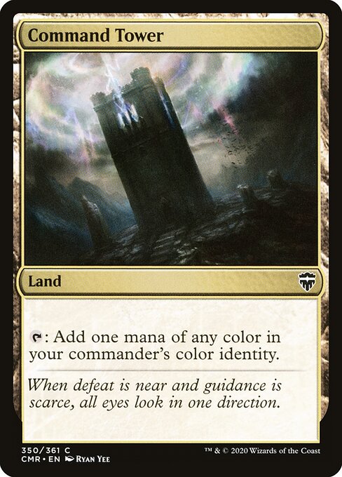 Command Tower (350) (Foil) - Commander Legends