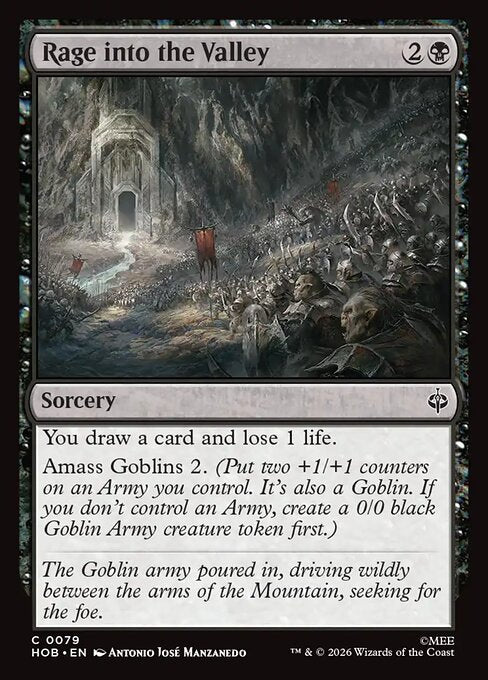 Rage into the Valley (Foil) - The Hobbit