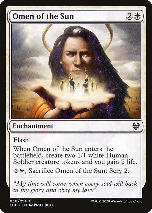 Omen of the Sun - Theros Beyond Death