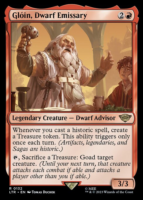 Gloin, Dwarf Emissary - Universes Beyond: The Lord of the Rings: Tales of Middle-earth