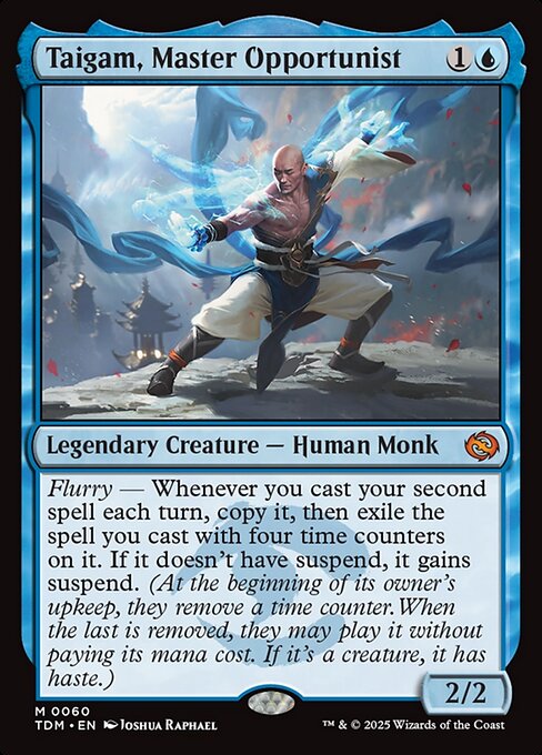 Taigam, Master Opportunist (Borderless) (Foil) - Tarkir: Dragonstorm