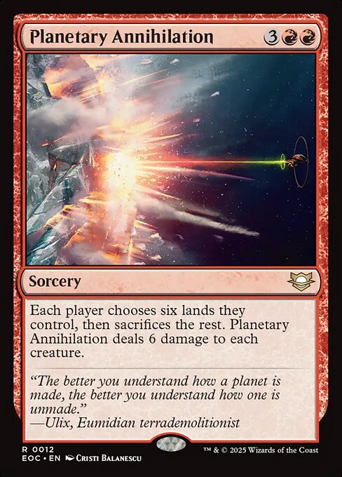 Planetary Annihilation - Commander: Edge of Eternities