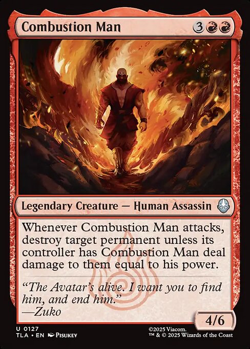 Combustion Man - Avatar: The Last Airbender