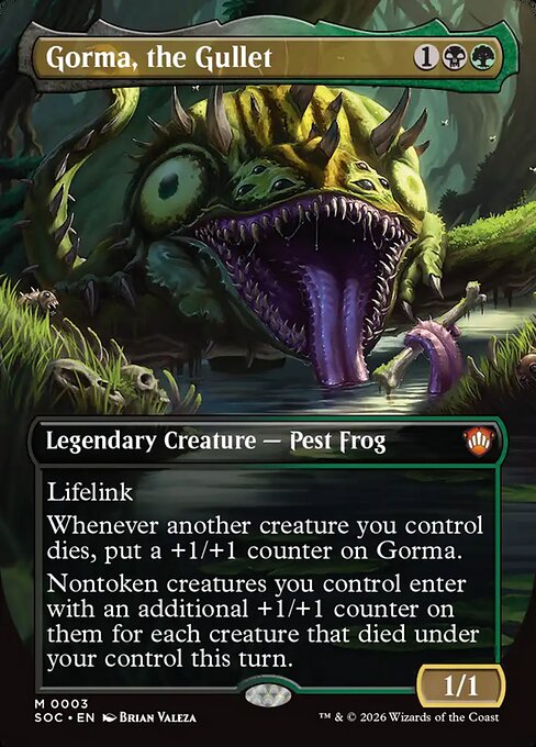 Gorma, the Gullet (Borderless) (Foil) - Commander: Secrets of Strixhaven