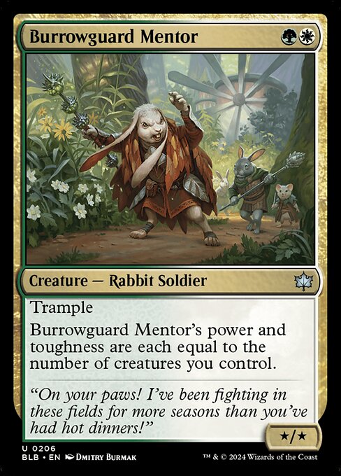 Burrowguard Mentor (Foil) - Bloomburrow