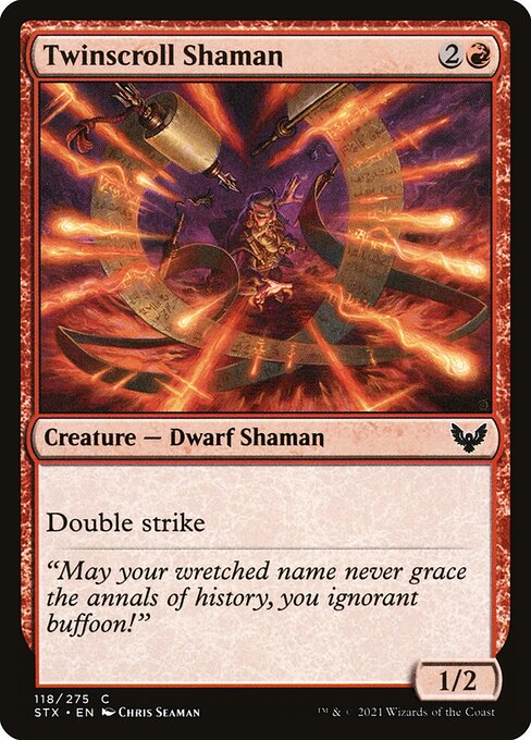 Twinscroll Shaman - Strixhaven: School of Mages