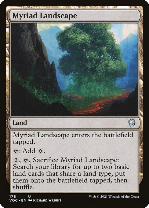 Myriad Landscape - Commander: Innistrad: Crimson Vow
