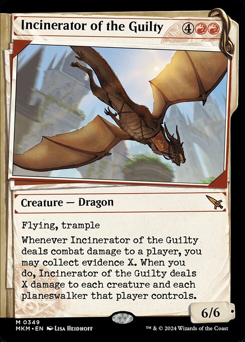 Incinerator of the Guilty (Showcase) (Foil) - Murders at Karlov Manor