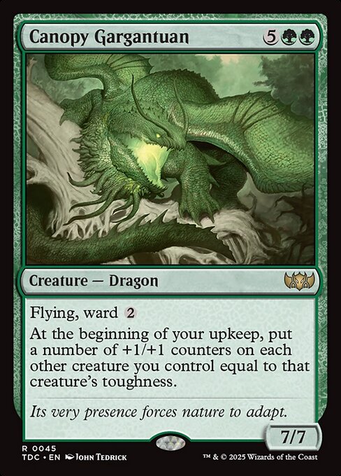 Canopy Gargantuan - Commander: Tarkir: Dragonstorm