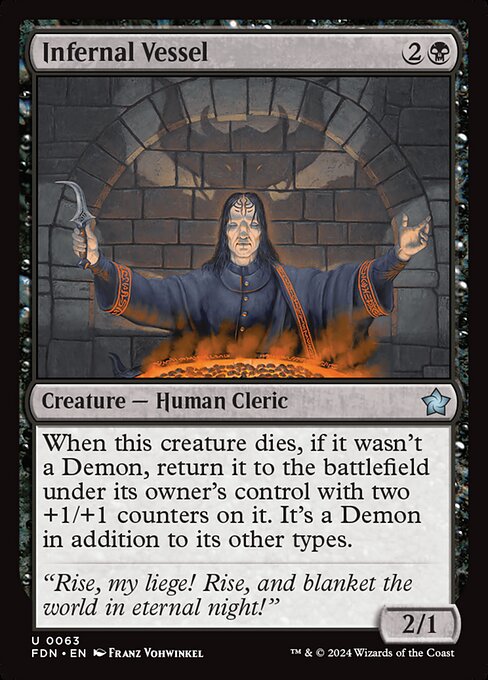 Infernal Vessel (Foil) - Foundations