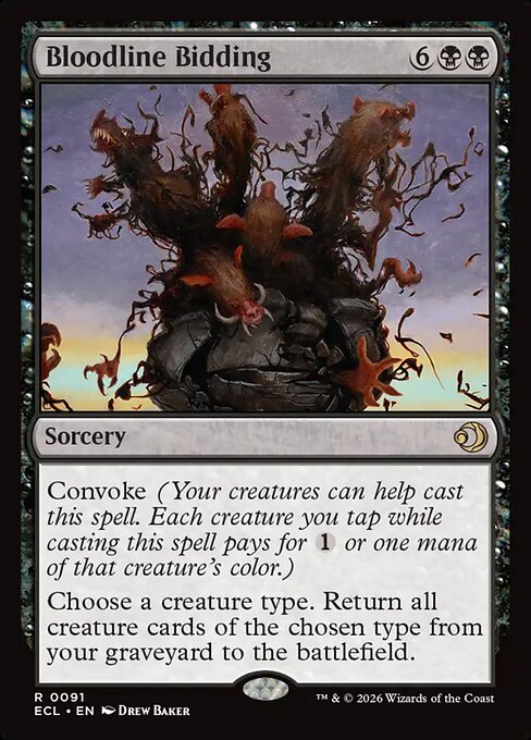 Bloodline Bidding (Foil) - Lorwyn Eclipsed