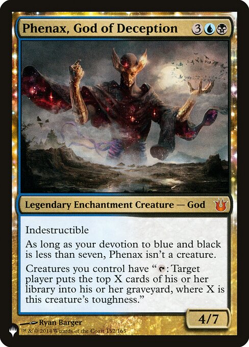 Phenax, God of Deception - The List Reprints