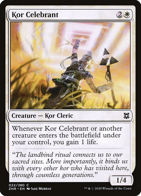 Kor Celebrant (Foil) - Zendikar Rising