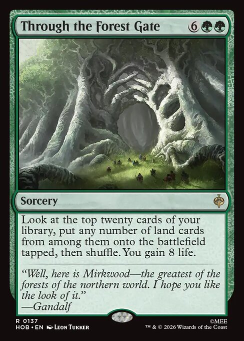 Through the Forest Gate (Foil) - The Hobbit