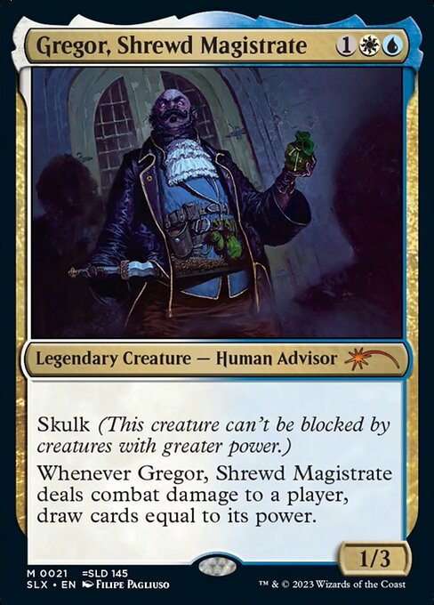 Gregor, Shrewd Magistrate - SLX Cards